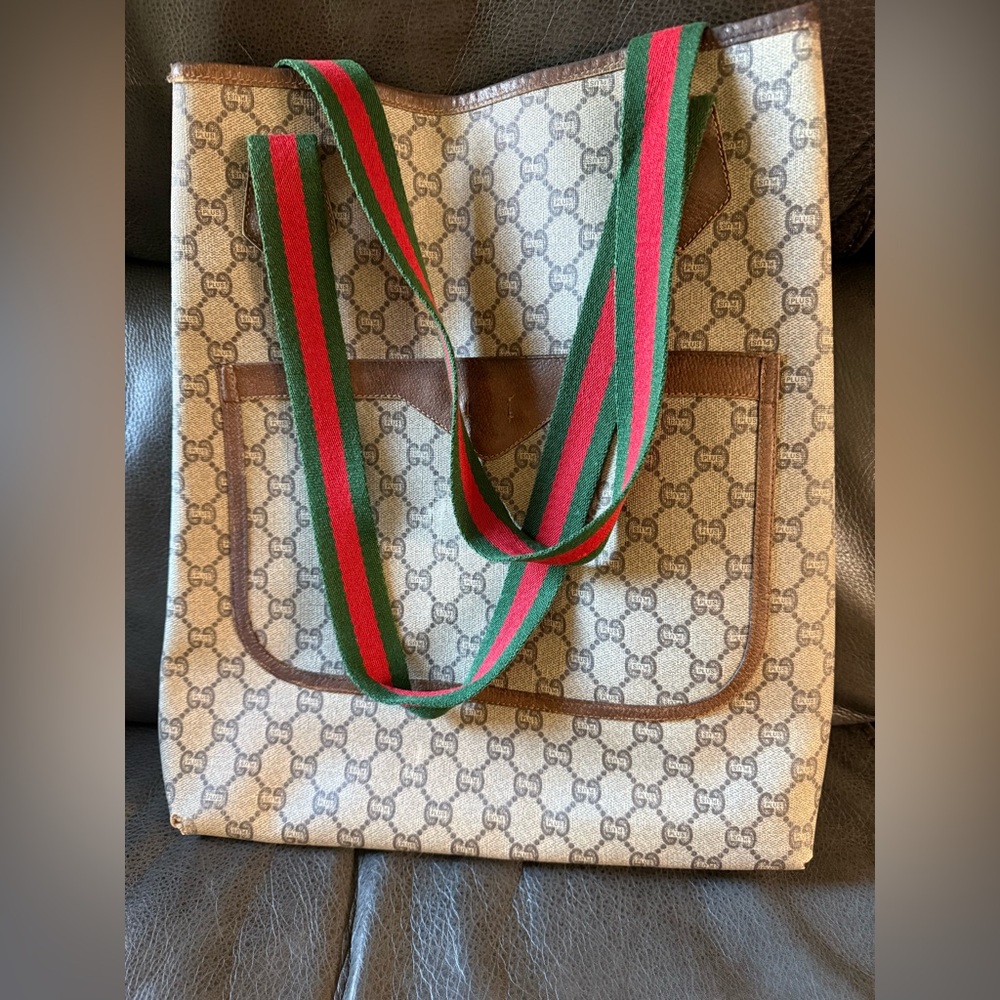 Gucci Tan Leather Interior Bag